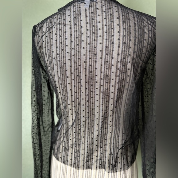 Sheer Buttoned Top - Picture 5 of 8